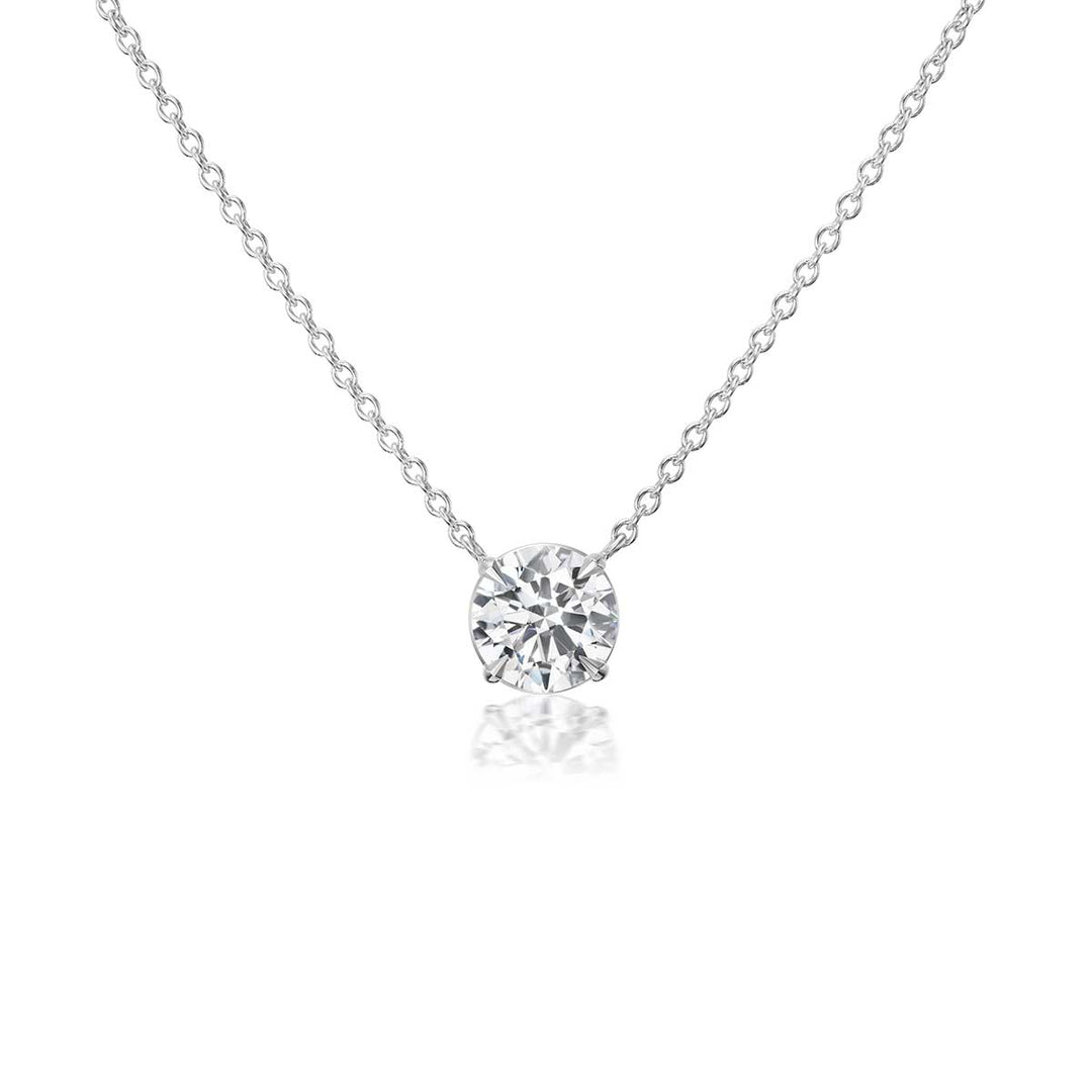 ROUND SOLITAIRE NECKLACE