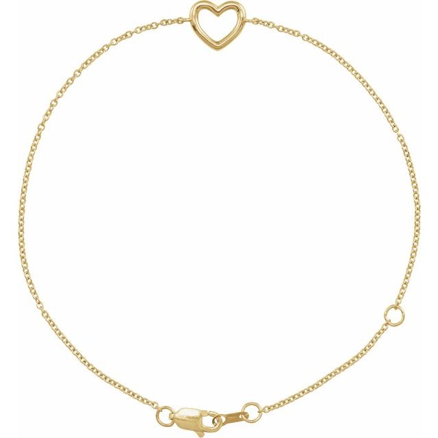 14K Gold & Diamond Dainty Bracelet