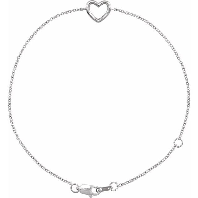 14K Gold & Diamond Dainty Bracelet
