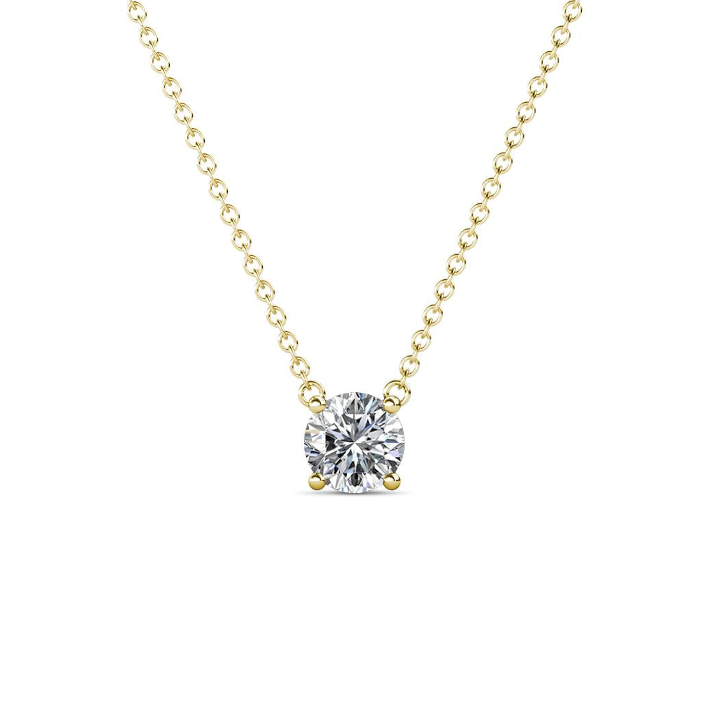 ROUND SOLITAIRE NECKLACE