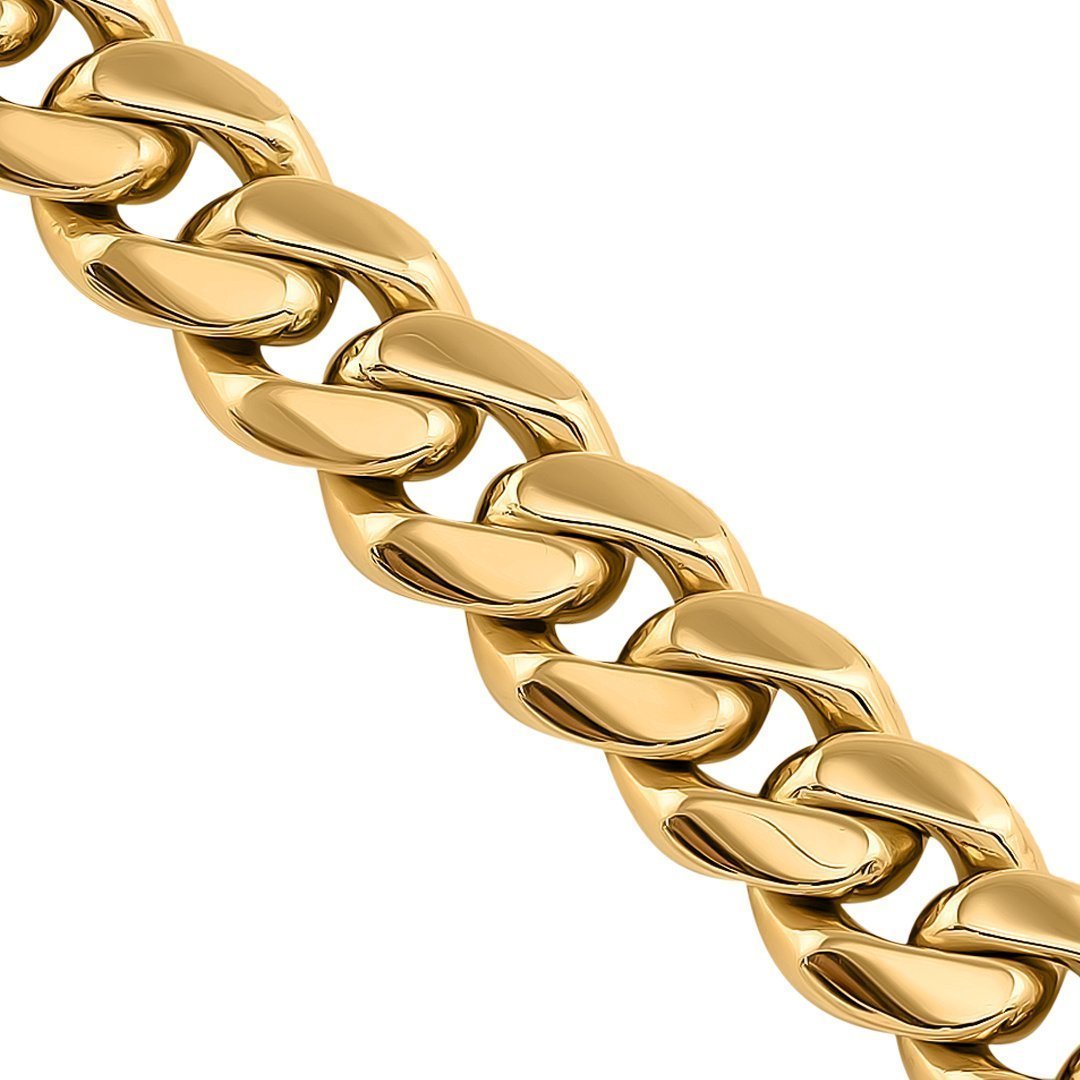 14K Yellow Gold Cuban Chain