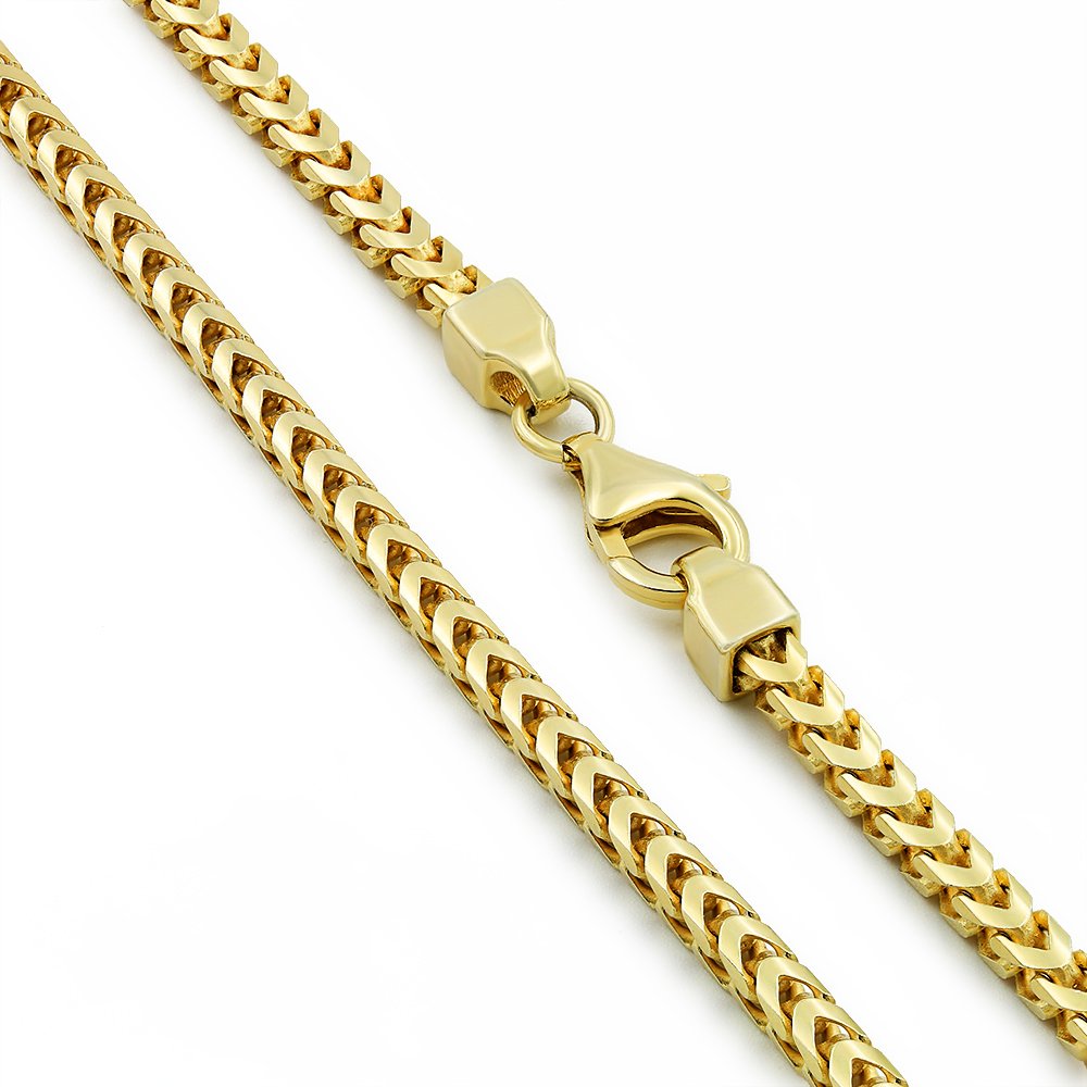 14K Yellow Gold Franco Chain - 2mm