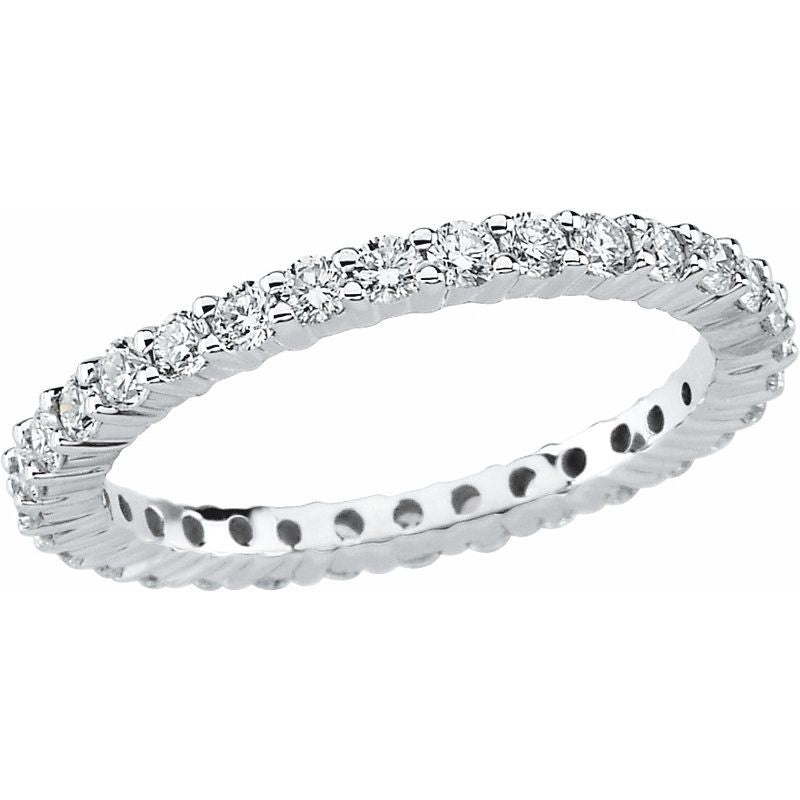 14K Gold Diamond Classic Eternity Band