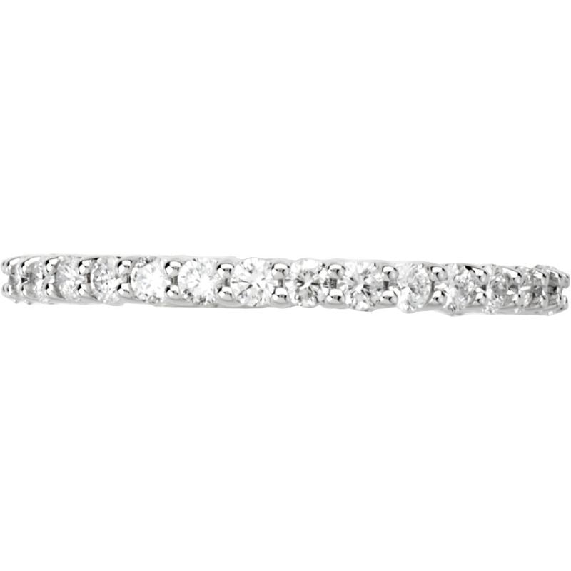 14K Gold Diamond Classic Eternity Band