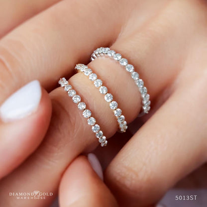 14K Gold Diamond Connection Band