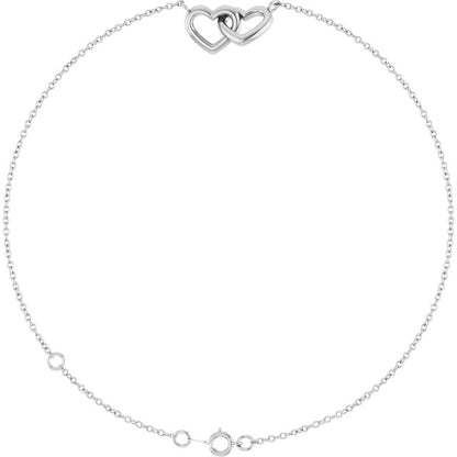 14K Gold & Diamond Dainty Bracelet