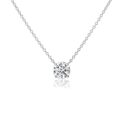 ROUND SOLITAIRE NECKLACE