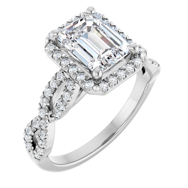 Radiant Diamond Austin Engagement Ring