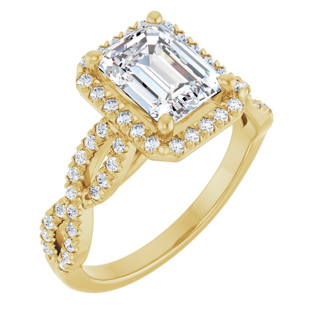 Radiant Diamond Austin Engagement Ring