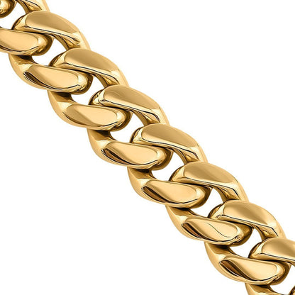 14K Yellow Gold Cuban Chain