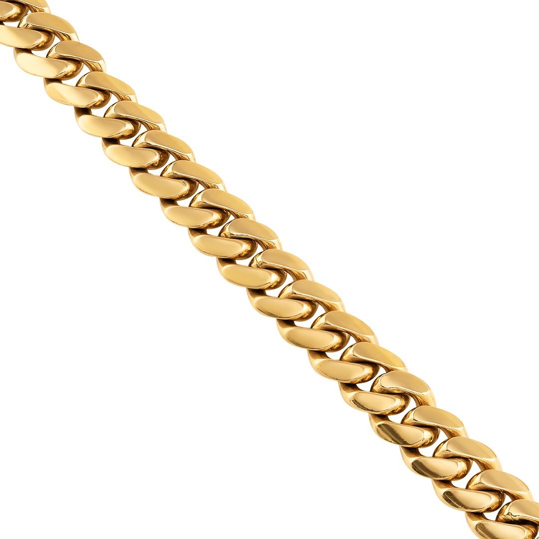 14K Yellow Gold Cuban Chain