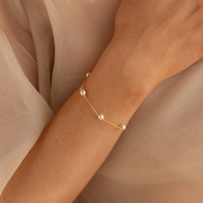 Cultured Freshwater Pearl 7" Bracelet