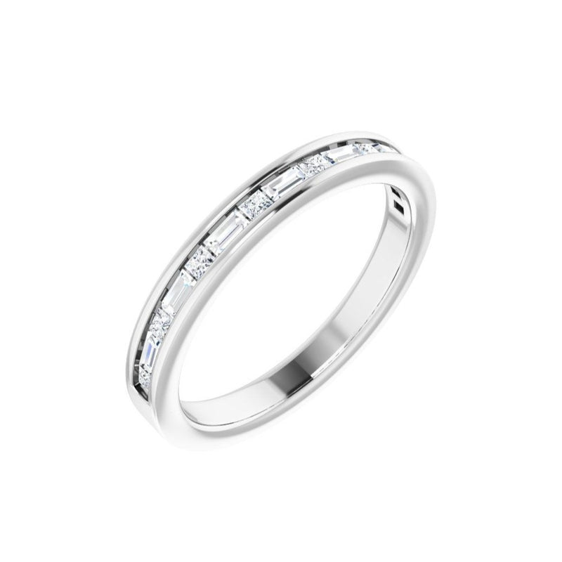 Platinum Diamond Channel-Set Anniversary Band