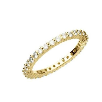 14K Gold Diamond Classic Eternity Band