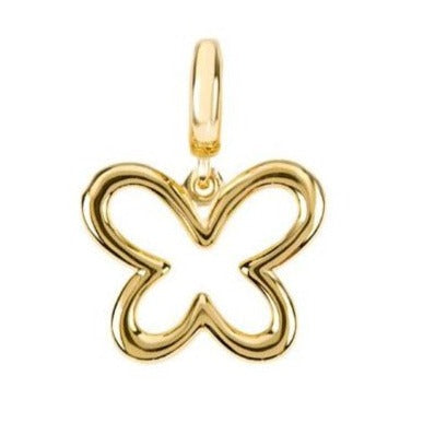 Gold Butterfly Charm for Necklace and Bracelet