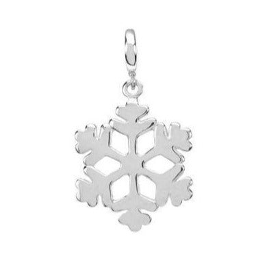 14K Gold  Snowflake Charm