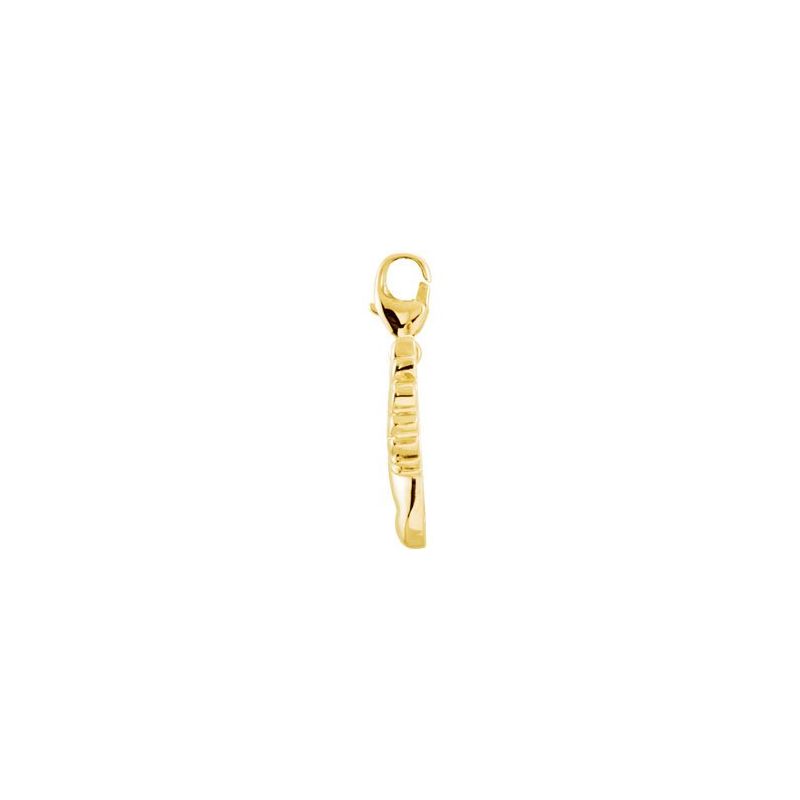 14K Yellow Charming Animals® Hummingbird Charm