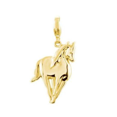 14K Yellow Charming Animals® Horse Charm