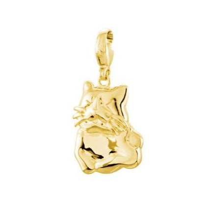 14K Yellow Charming Animals® Cat Charm