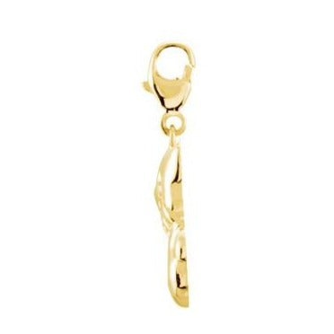 14K Yellow Charming Animals® Cat Charm