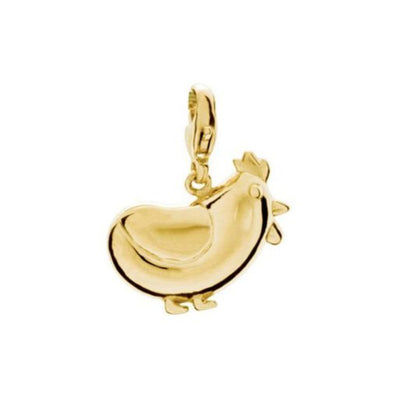 14K Yellow Charming Animals® Chicken Lover Charm