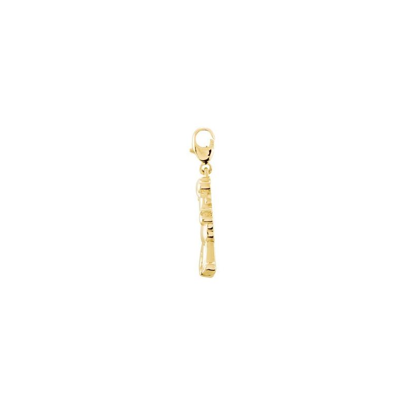 14K Yellow Charming Animals® Poodle Charm