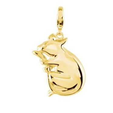 14K Yellow Charming Animals® Mouse Charm