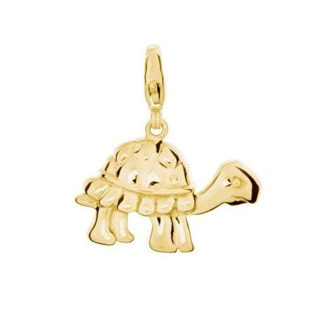 14K Yellow Charming Animals® Turtle Charm