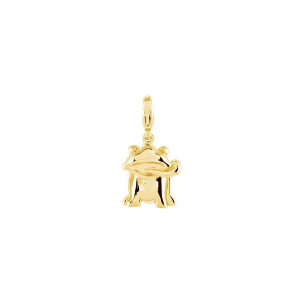 14K Yellow Charming Animals® Frog Charm