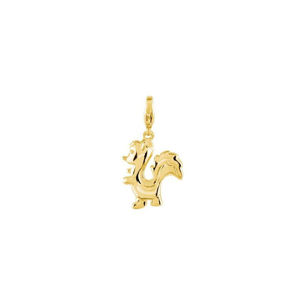 14K Yellow Charming Animals® Skunk Charm