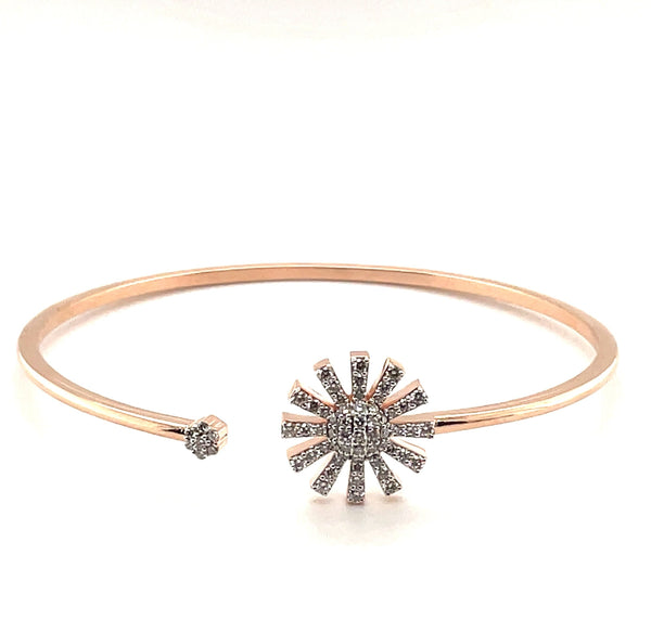 Gucci Flora 18kt Rose Gold Diamond Bracelet