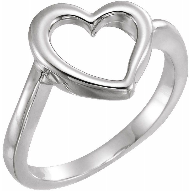 14K Gold Heart Ring