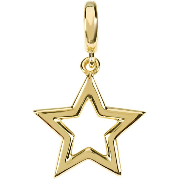 14K Gold Star Charm