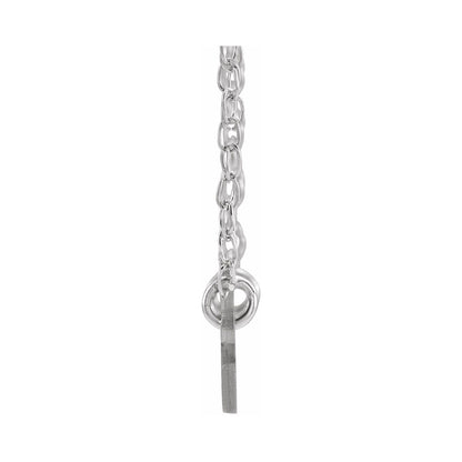14K Gold Script Nameplate Necklace