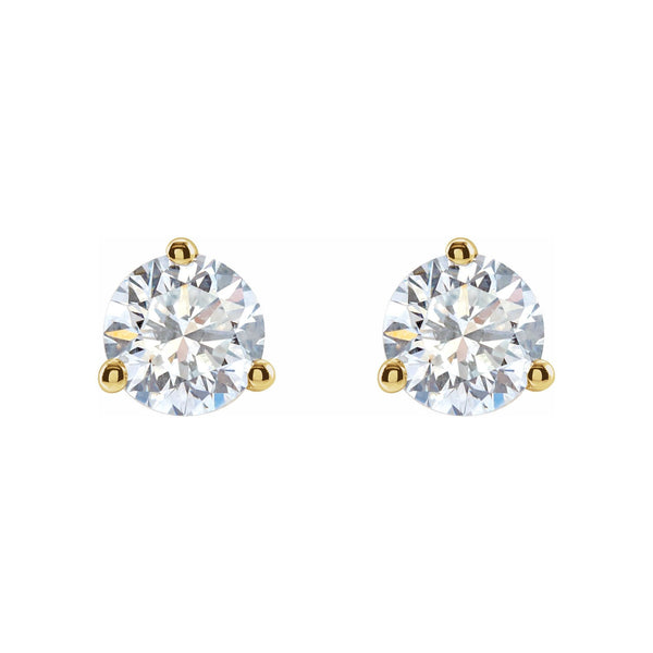 14K Gold 0.30 CTW Diamond Stud Earrings