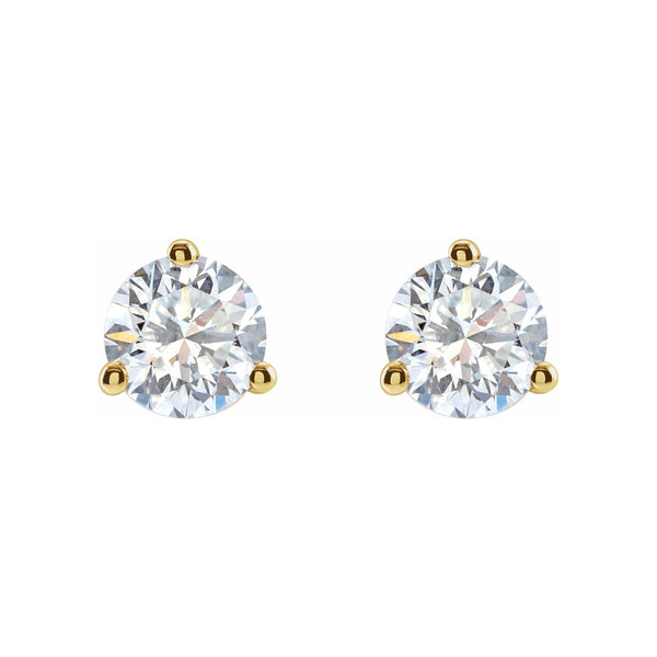 14K Gold 0.20 CTW Diamond Stud Earrings