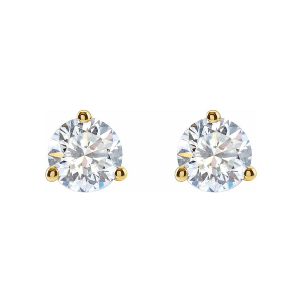 14K Gold 0.50 CTW Diamond Stud Earrings