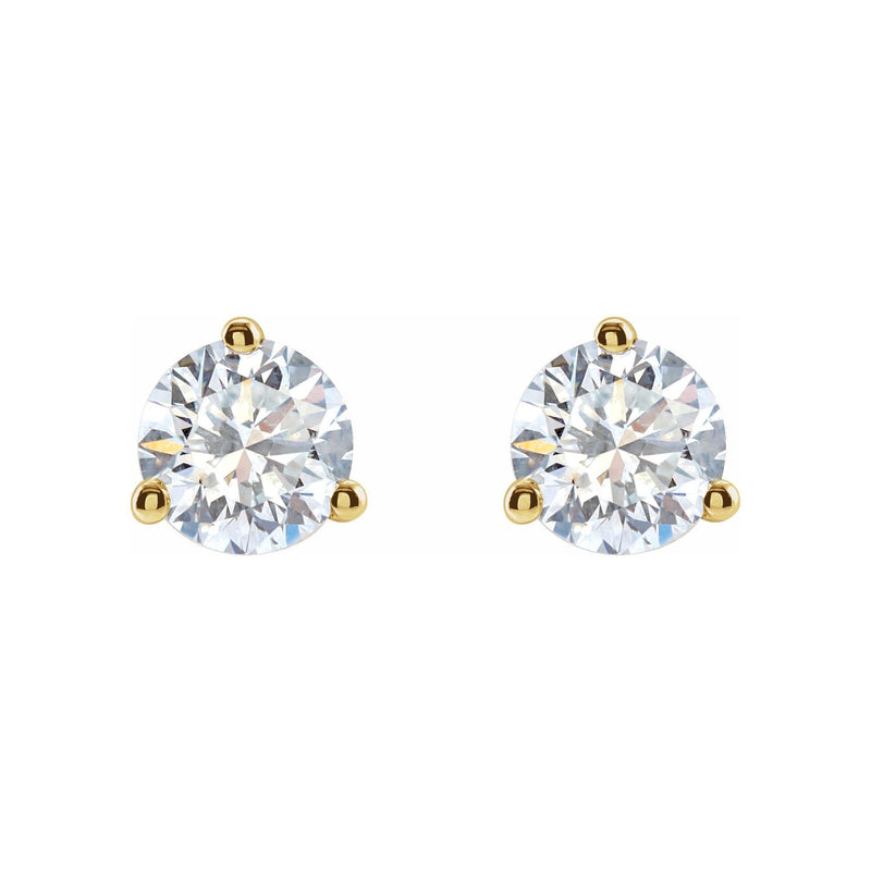 14K Gold 0.50 CTW Diamond Stud Earrings