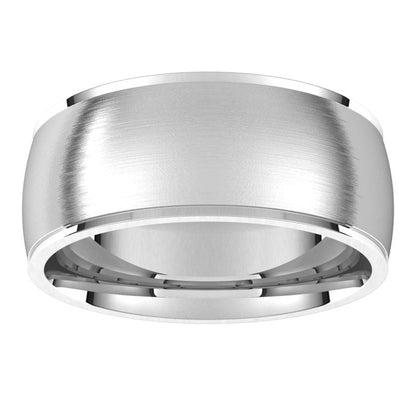 14K Gold Stepped Edge Men Band
