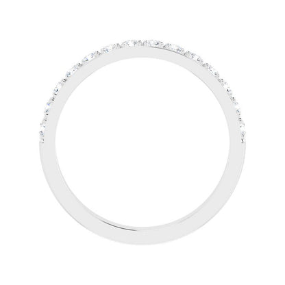 Platinum & Diamond 14 Stone Classic Anniversary Band