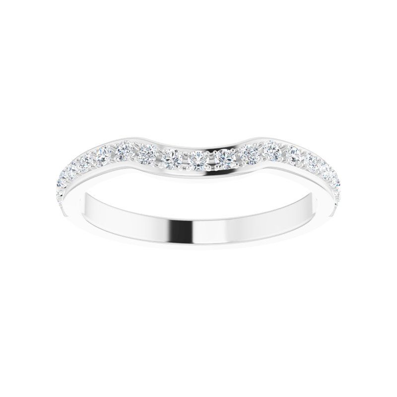 Platinum Diamond Matching Anniversary Band