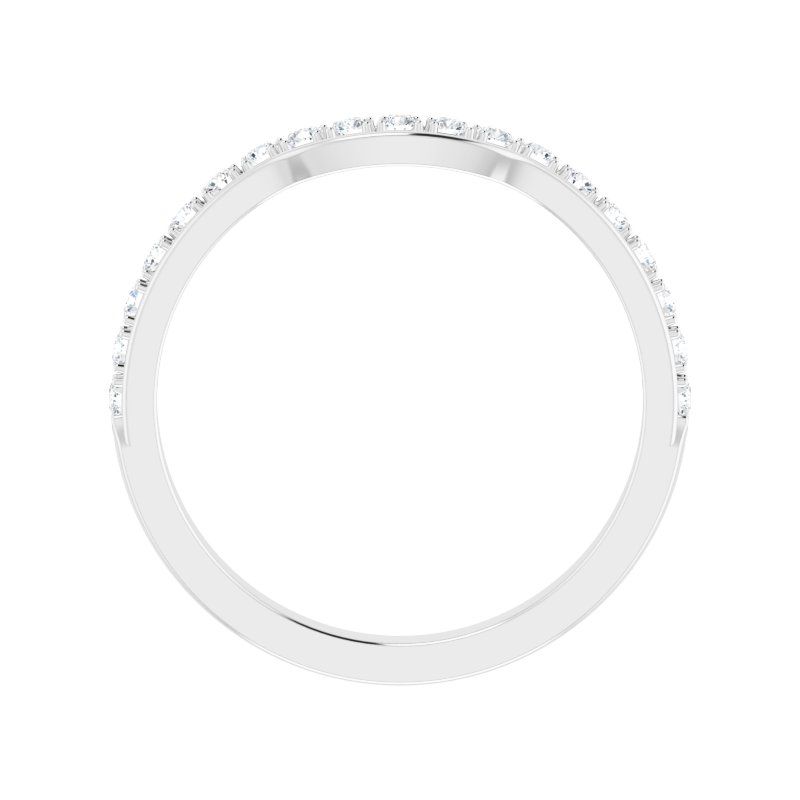 Platinum Diamond Matching Anniversary Band