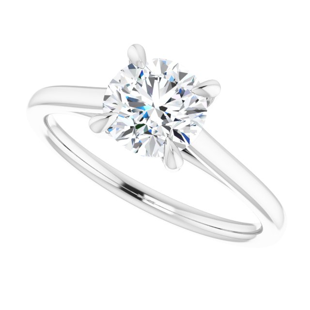 GIA Certified Diamond Solitaire Engagement Ring