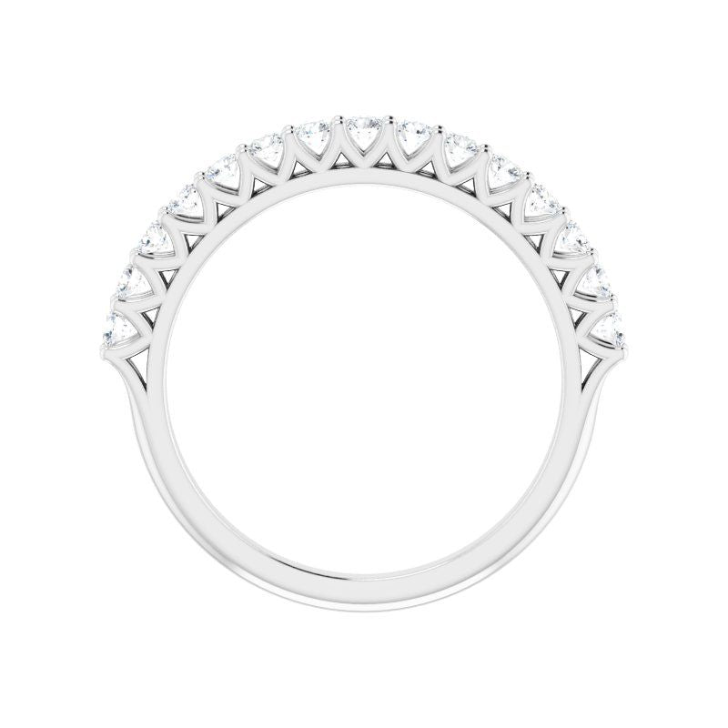 Platinum 2 mm Diamond We Anniversary Band