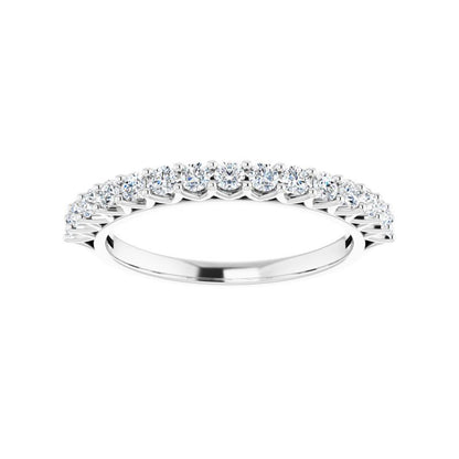 Platinum 2 mm Diamond We Anniversary Band