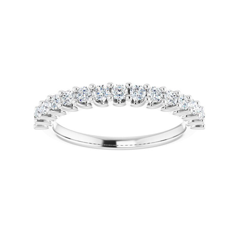 Platinum Diamond Accented Anniversary Band