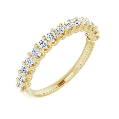 14K Gold 2.5 mm Diamond Luxe Band