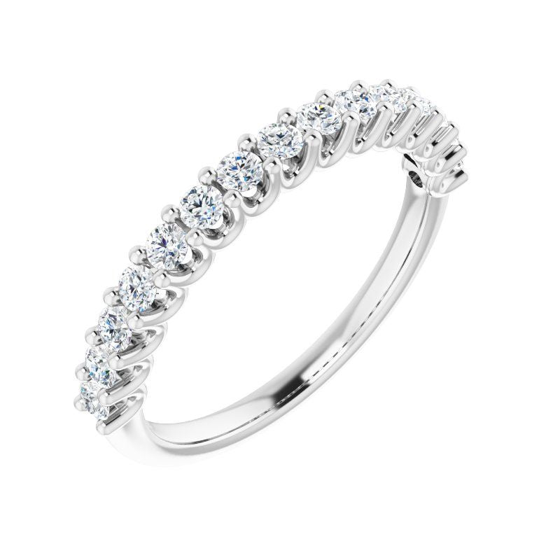 Platinum Diamond Accented Anniversary Band