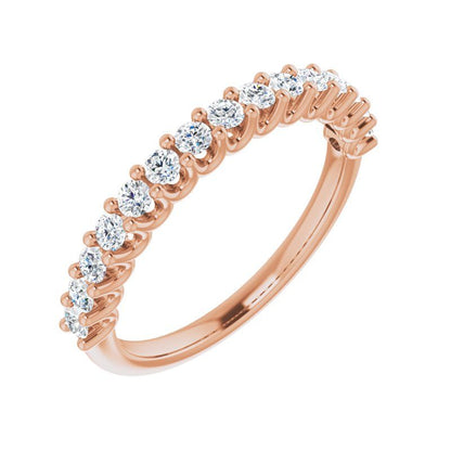 14K Gold 2.5 mm Diamond Luxe Band