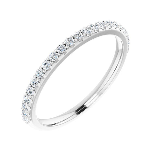 Platinum & Diamond Classic Anniversary Band